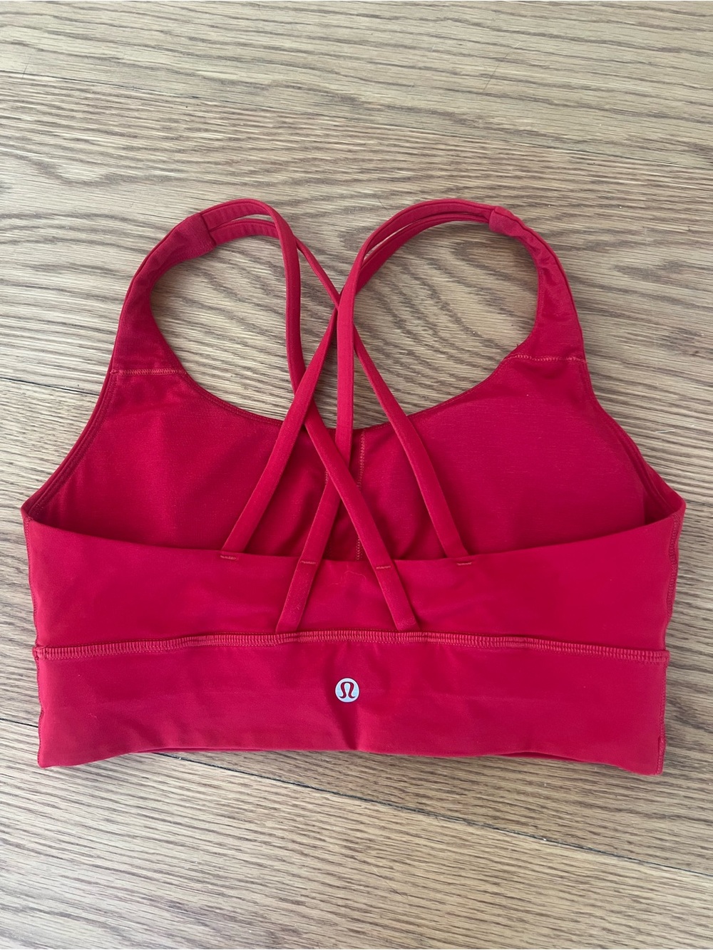 Lululemon Red Athletic Legging (Size 8) and Strappy Sports Bra (Size 6) Set - Picture 4 of 7